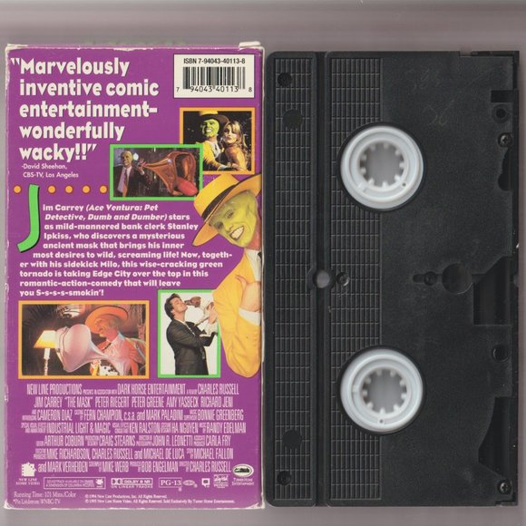 The Mask VHS - Jim Carrey - Picture 2 of 2